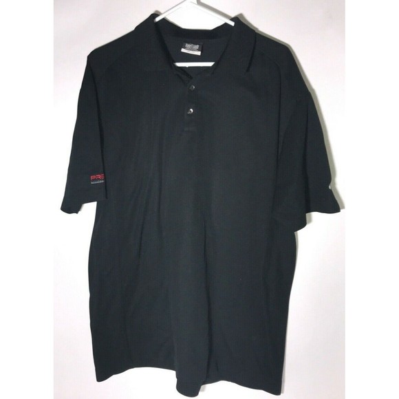 Nike golf XL Dri Fit Precision Black Athletic Golf Polo Shirt - Picture 1 of 5